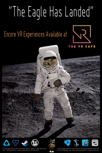Actual Image captured from the lunar excursion VR experience